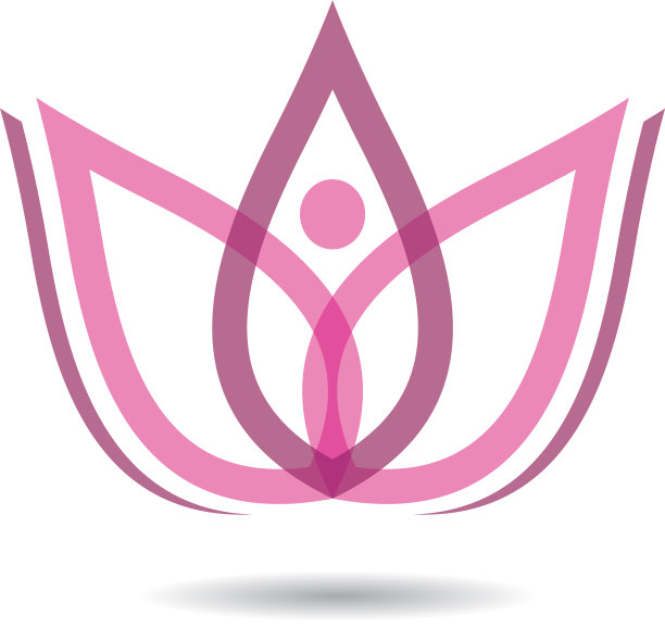 莲花象征图标图片下载