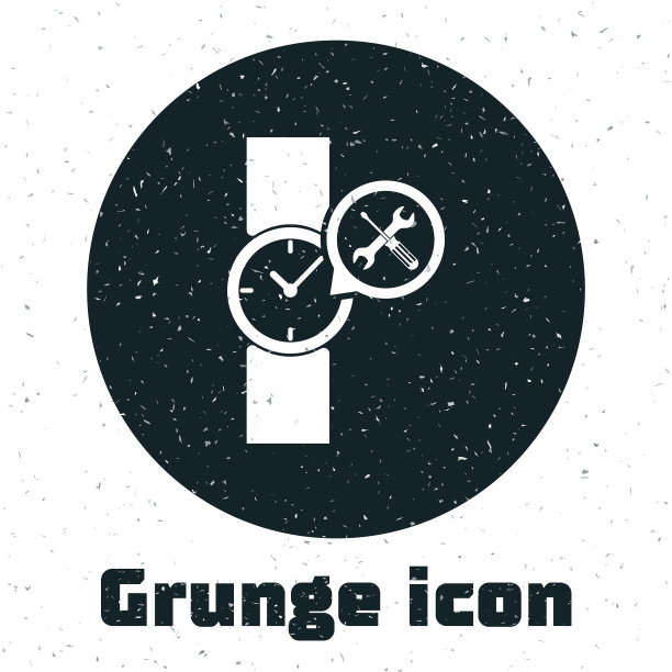 垃圾手表与螺丝刀和扳手图片下载