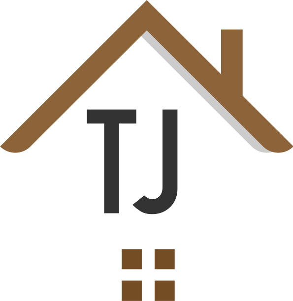 首字母tj建筑标志设计模板图片下载