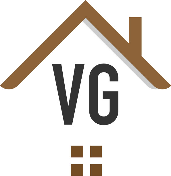 字母VG建筑标志设计模板图片下载