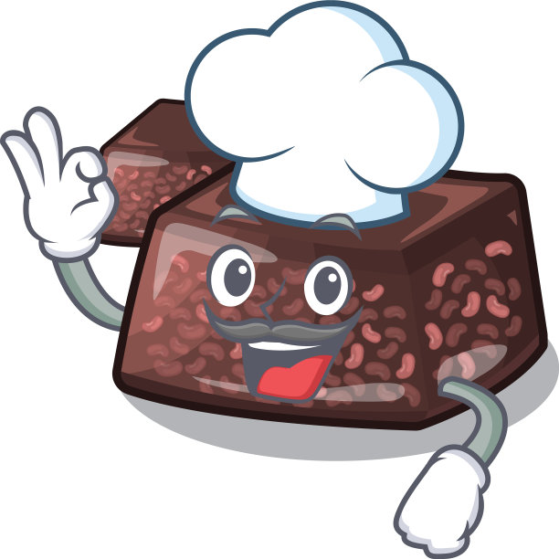 厨师瑞友观与卡通造型图片下载