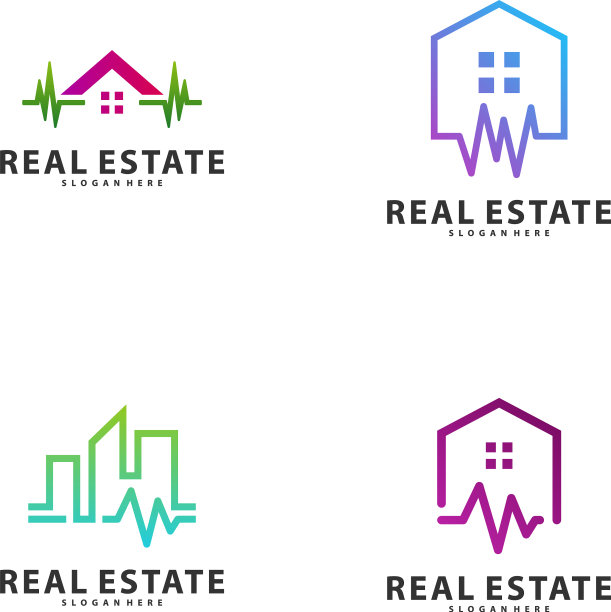 城市脉搏工业风logo图标图片下载