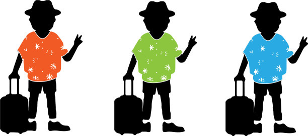 孤立的游客背景图片下载