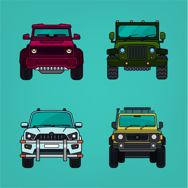 越野汽车套装图片下载