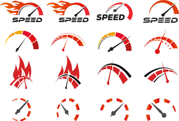 速度计标识图形设计模板图片下载