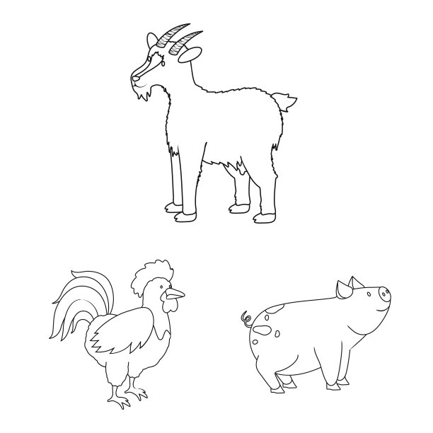 孤立物体自制和乡村标志图片下载