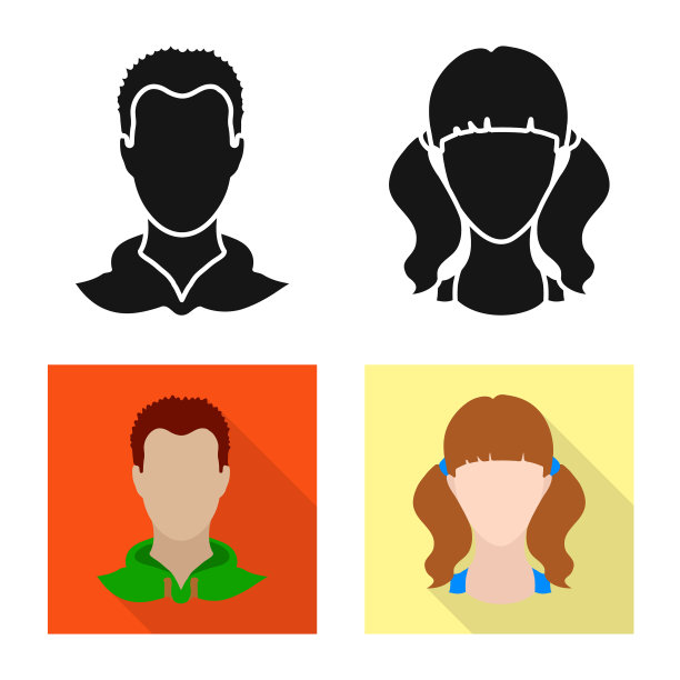 孤立对象专业和照片符号图片下载