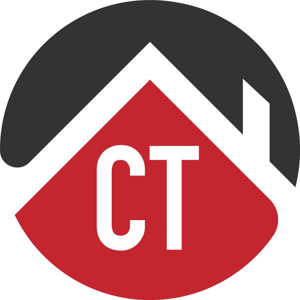 初始字母ct建筑标识设计模板图片下载