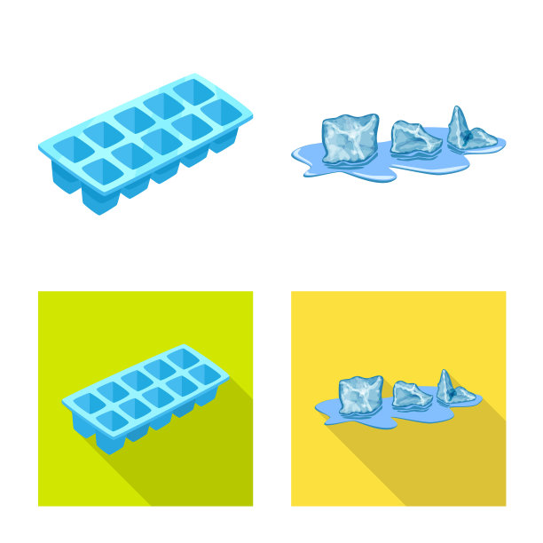 设计纹理和冰冻标志集图片下载