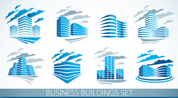 办公楼使现代建筑变得真实图片下载