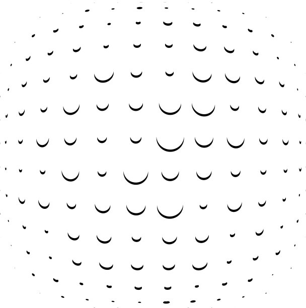 三维圆爆凸球球扭曲图片下载