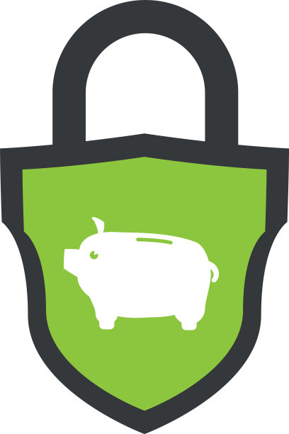 小猪储蓄孤立图标图片下载