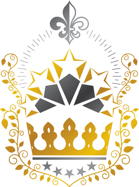 皇家皇冠，纹章，盾形纹章图片下载