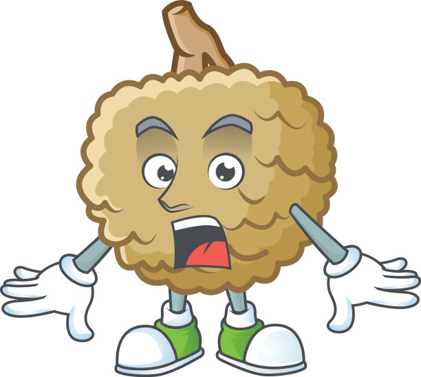 惊喜新鲜的marolo水果角色吉祥物图片下载