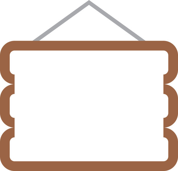 空白西方标牌平面设计模板图片下载