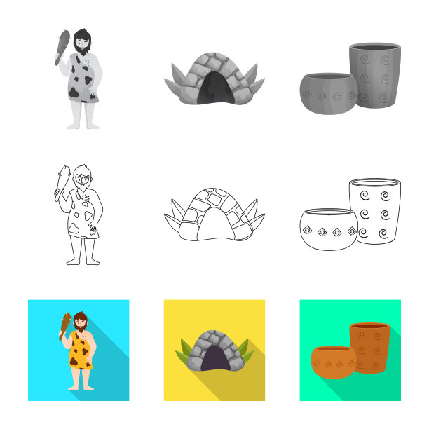 进化和新石器时代图片下载