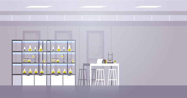 空无一人的化学研究实验室图片下载