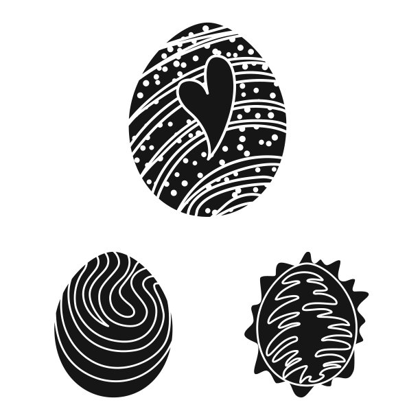 孤立对象梦幻和可爱的标志集图片下载