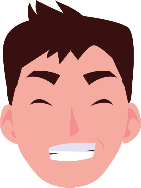 孤立的人头设计图标图片下载