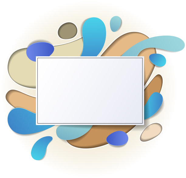 夏季框架与文本复制空间设计图片下载