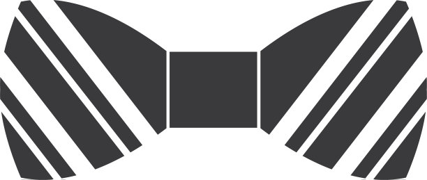 蝴蝶结图标设计图片下载