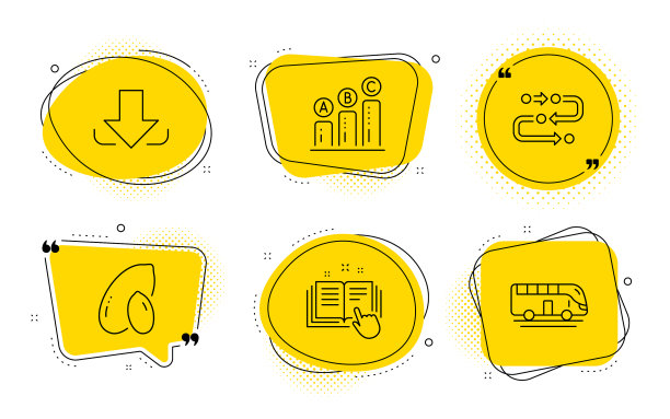 下载花生和图表图标集图片下载