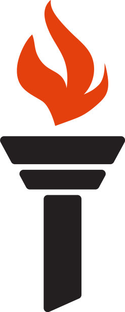 火炬图形设计模板孤立图片下载