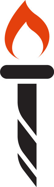 火炬图形设计模板孤立图片下载