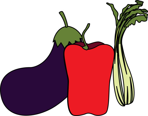 孤立蔬菜套设计图片下载