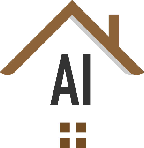 AI首字母建筑标志设计模板图片下载