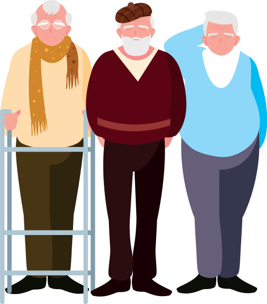 祖父卡通设计图标图片下载