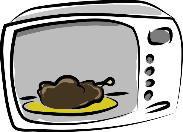 白底微波图片下载