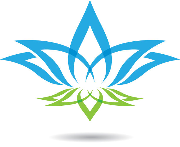 莲花象征图标图片下载