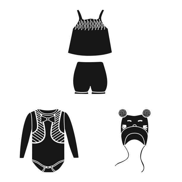 设计小而棉的标志套图片下载