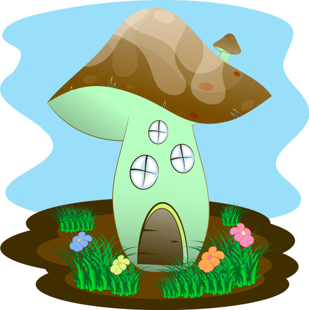 魔法蘑菇屋卡通图片下载