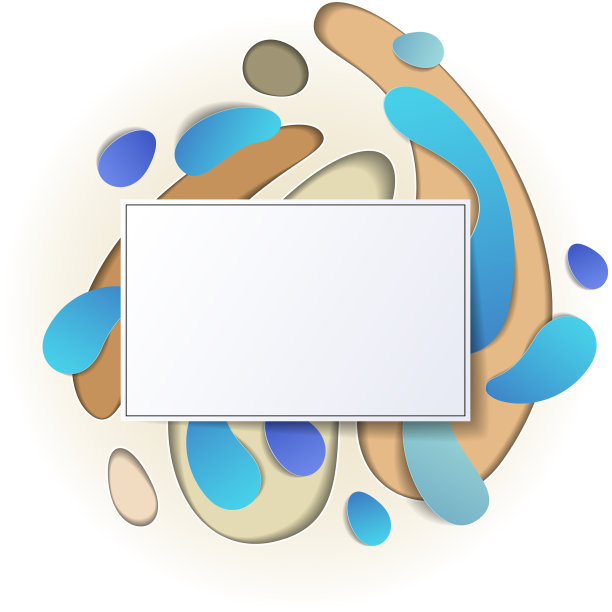 夏季框架与文本复制空间设计图片下载