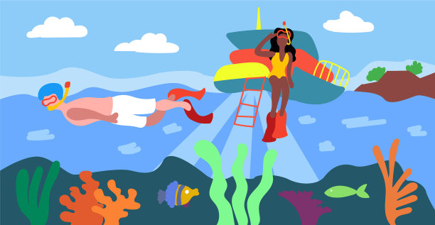 一个标志性的地点是大堡礁图片下载