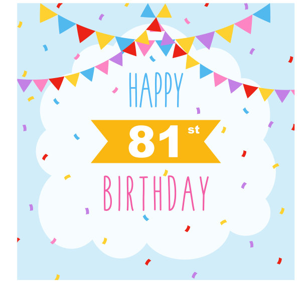 生日贺卡五彩纸屑图片下载