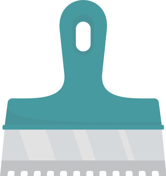 胶铲图标平整风格图片下载