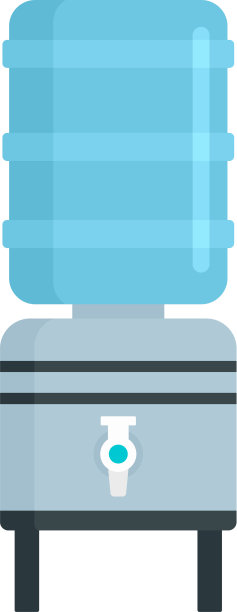 饮水机图标平面风格图片下载