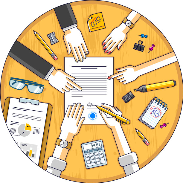 银行客户在金融表格上签字的图片下载