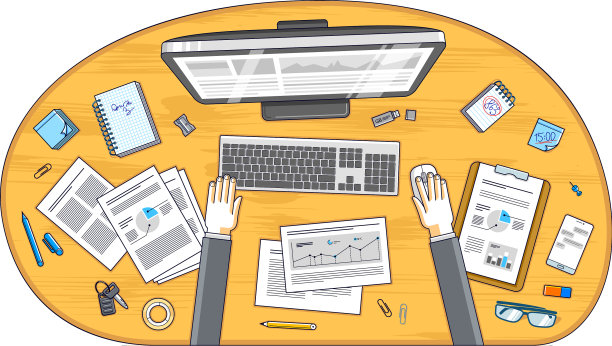 商业分析，办公室职员或企业家图片下载