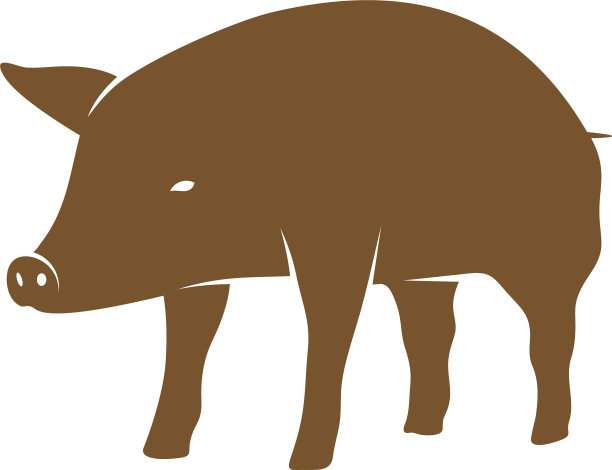 猪肉标志设计模板图标符号图片下载