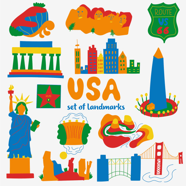 设置美国热门景点图片下载