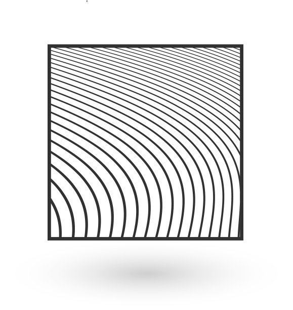 抽象的方形几何标识设计图片下载