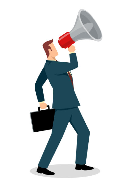 商人使用扩音器图片下载