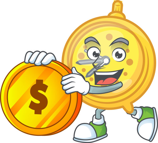 把硬币闹钟的字符上的白色图片下载