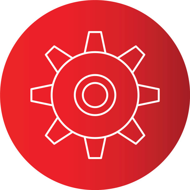 梯度线圆完美的图标或pigtogram图片下载