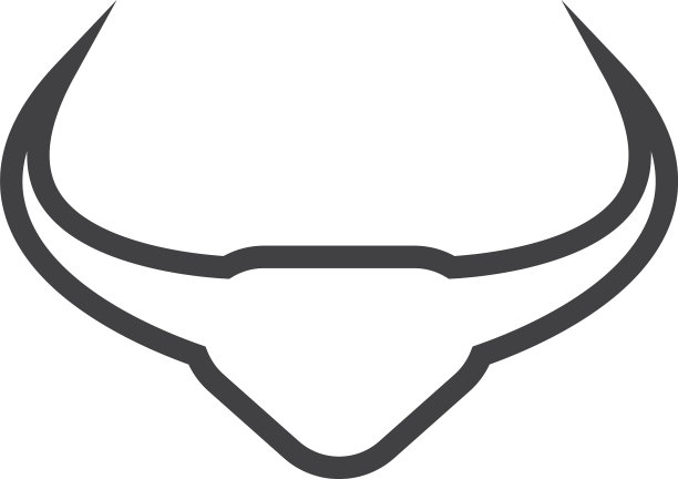 金牛座平面设计模板孤立图片下载