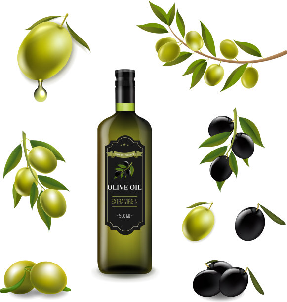 大盆橄榄和初榨橄榄图片下载